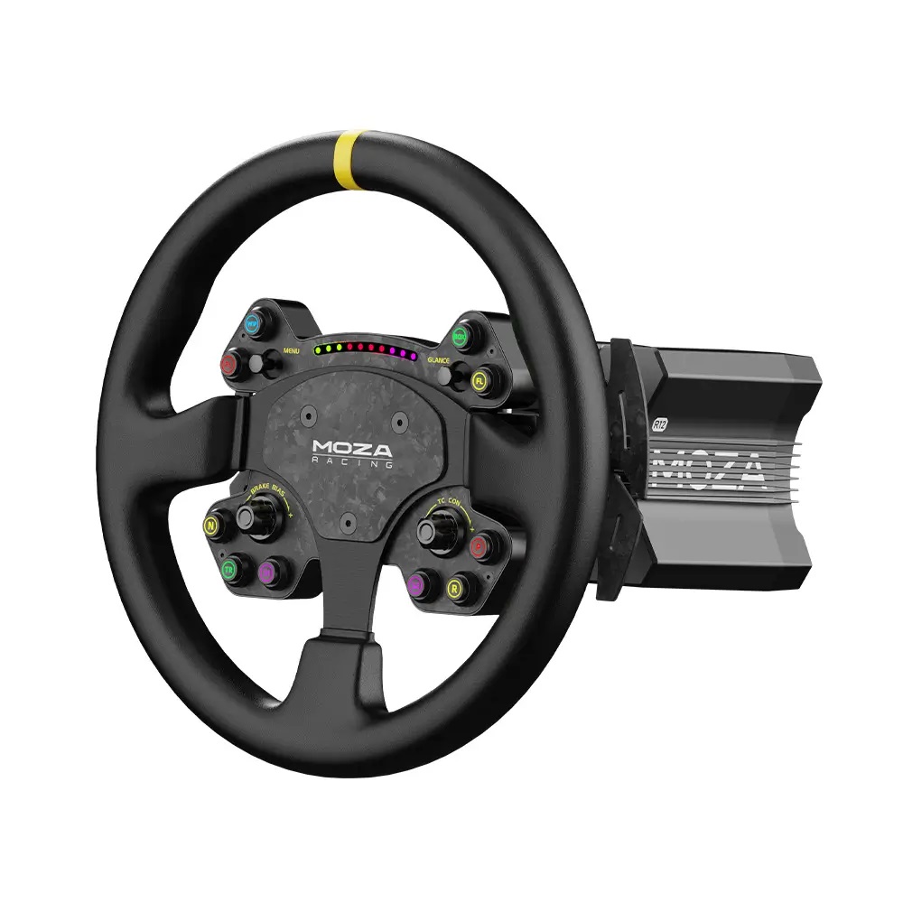 Moza R12 and RS V2 Steering Wheel Bundle